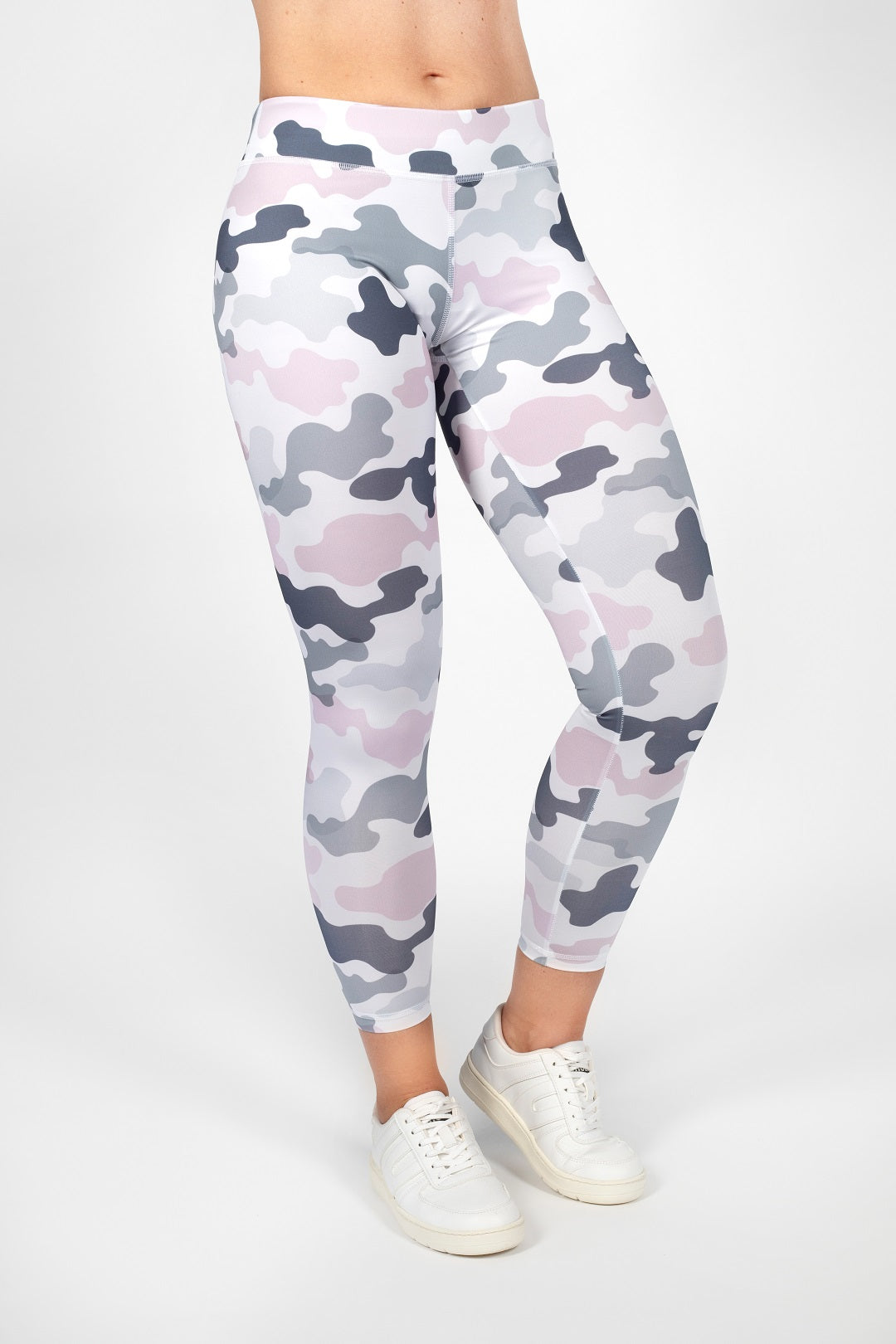 Camouflage Design 7/8 Leggings von anmila sportswear – Vorderansicht