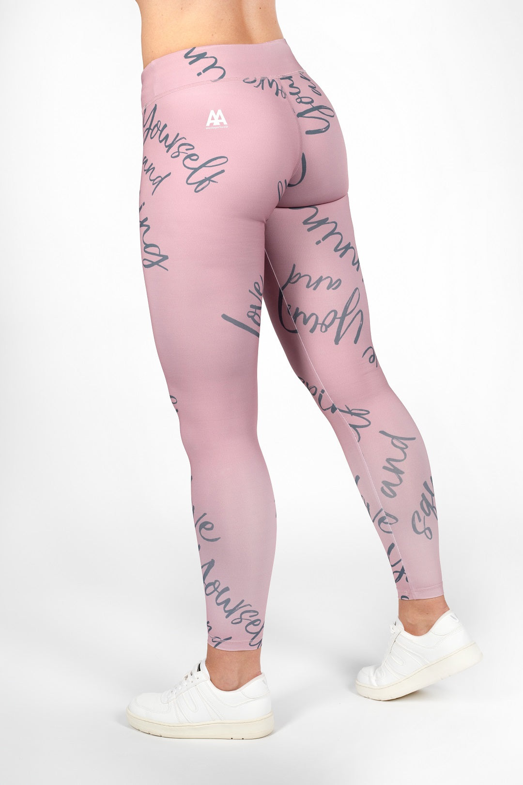 Brushstroke Design 7/8 Leggings von anmila sportswear – Rückansicht