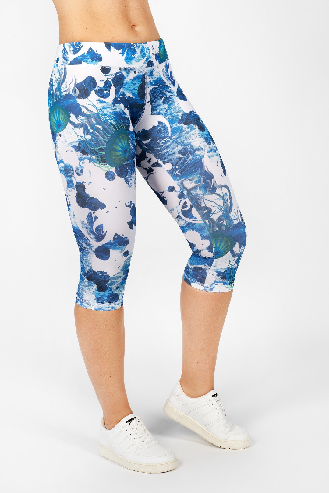 Vibrant Vision Design 3/4 Leggings von anmila sportswear – Vorderansicht