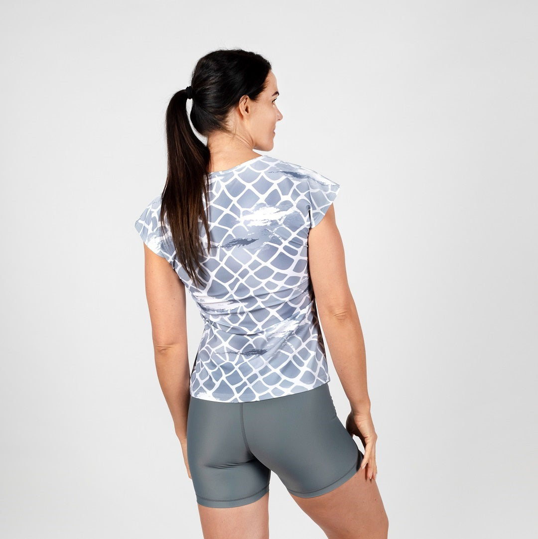Blurred Design TShirt von anmila sportswear – Rückansicht