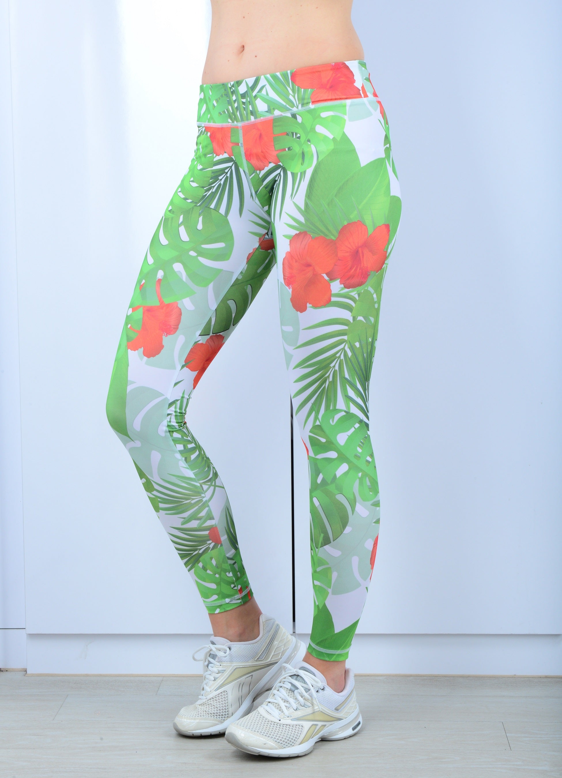 Palm Design 7/8 Leggings von anmila sportswear – Vorderansicht