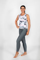7/8 Sport Leggings Grau - nachhaltig, atmungsaktiv & formstabil von anmila sportswear – Vorderansicht
