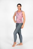 7/8 Sport Leggings Grau - nachhaltig, atmungsaktiv & formstabil von anmila sportswear – Vorderansicht