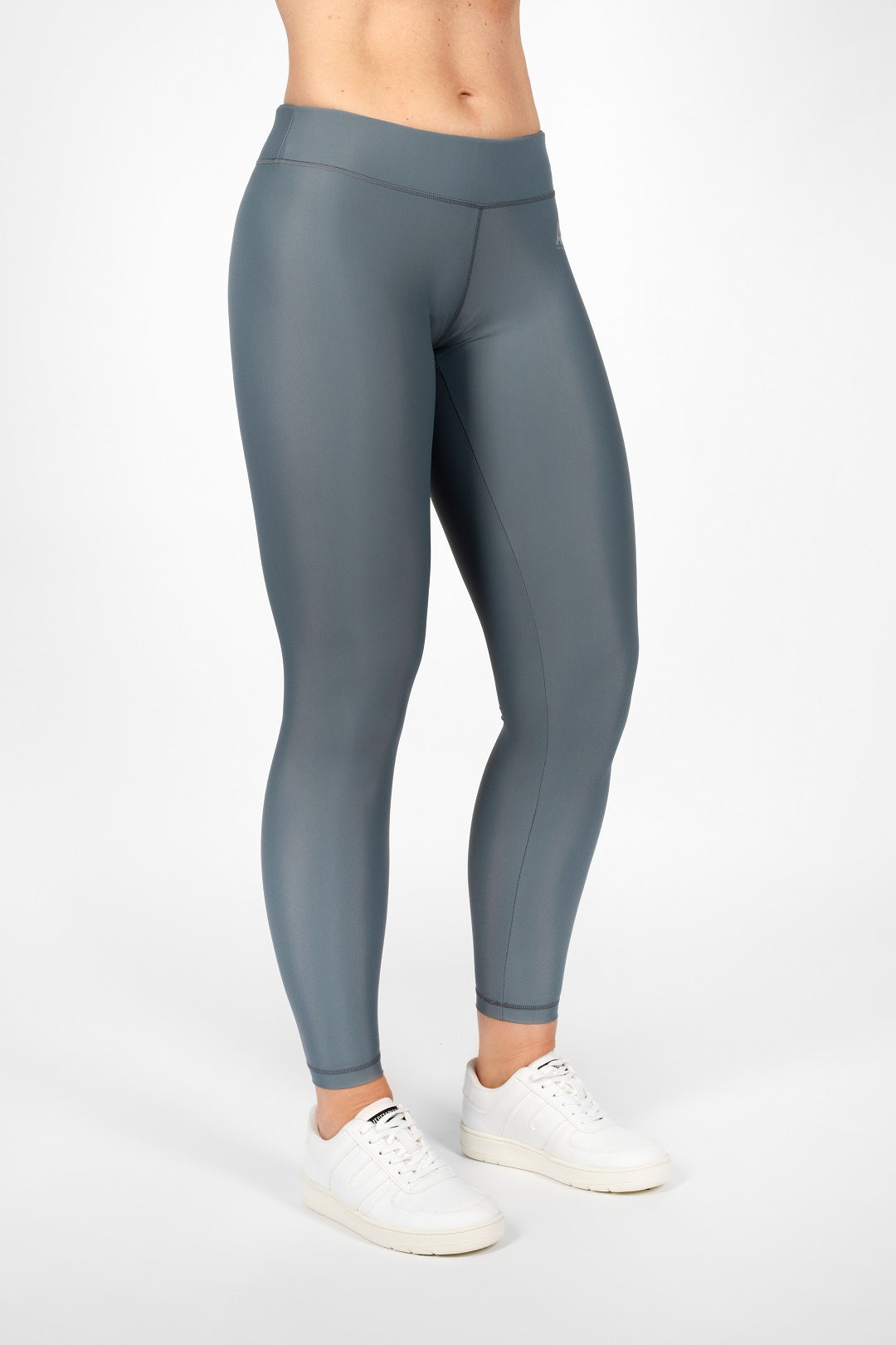 7/8 Sport Leggings Grau - nachhaltig, atmungsaktiv & formstabil von anmila sportswear – Vorderansicht