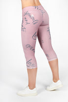 Brushstroke Design 3/4 Leggings von anmila sportswear – Rückansicht