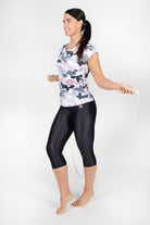 Schwarze 3/4 Leggings von anmila sportswear – Ansicht 5