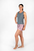 Brushstroke Design kurze Leggings von anmila sportswear – Vorderansicht