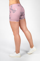 Brushstroke Design kurze Leggings von anmila sportswear – Rückansicht