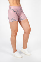 Brushstroke Design kurze Leggings von anmila sportswear – Vorderansicht