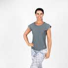 Graues TShirt von anmila sportswear – Vorderansicht